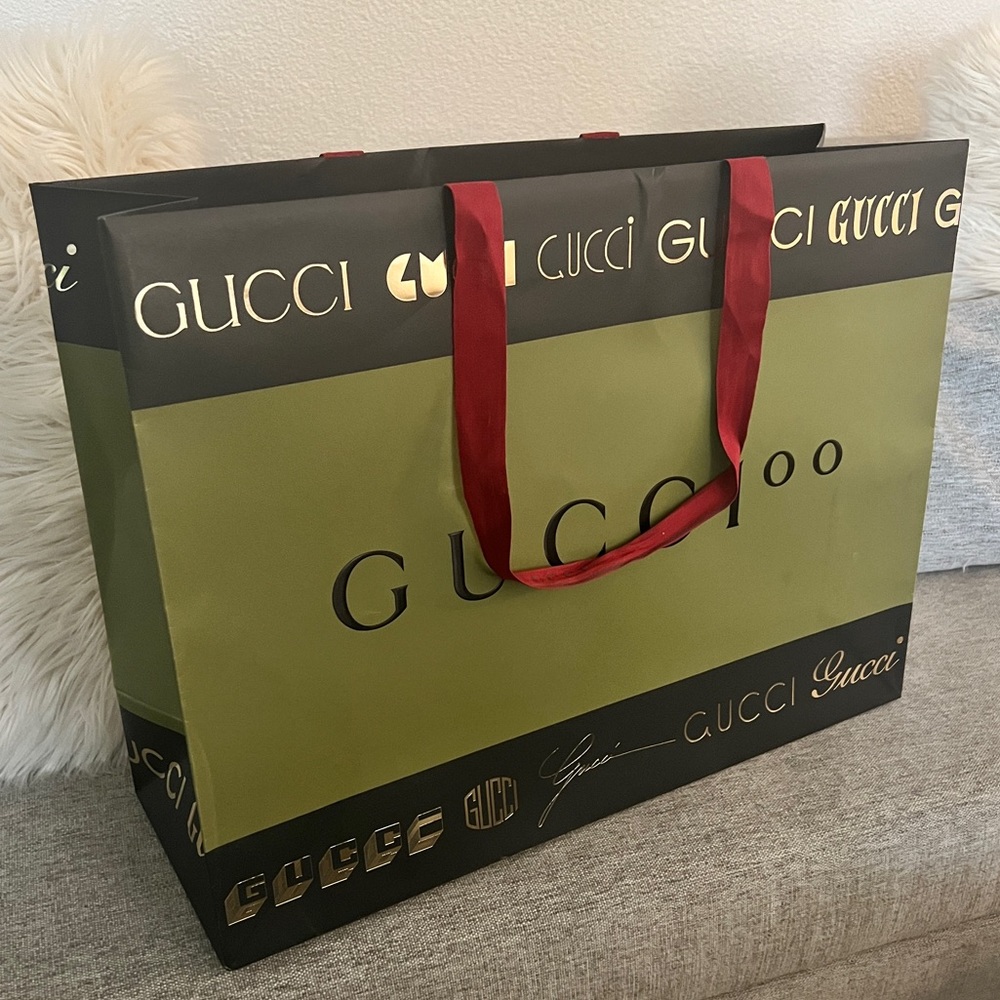 Gucci 100: Authentic Gift Bag - 22.5 W x 17” H 🛍